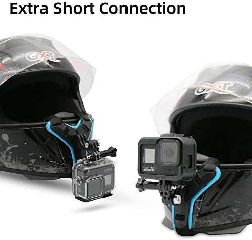 Skezn Motorcycle Helmet Mount Strap Strap Compatível com GoPro Hero 11 Black, Hero 10/9/8 Black, Akaso/DJI