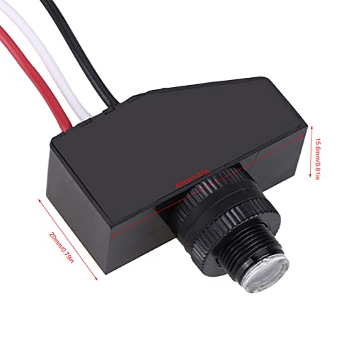Controle de luz Mini Light com FDIT com Duncélido Dusk-to-Dawn Fotocell Sensor Light Switch para controle de iluminação externa