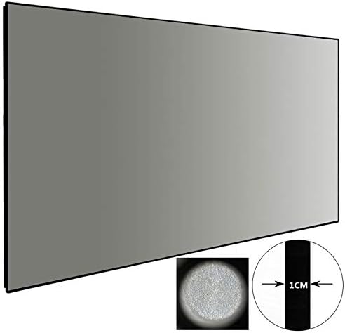 N/A 2,35: 1 Formato 4K Tela de projeção de moldura fina de moldura fina com tela de estrutura cinza cinema