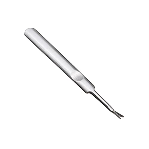 Cutícula de unha Fork para Hishnails Skin Dead Aço inoxidável Cutícula de unha Pusher UNIL Art Manicure Pedicure Tool
