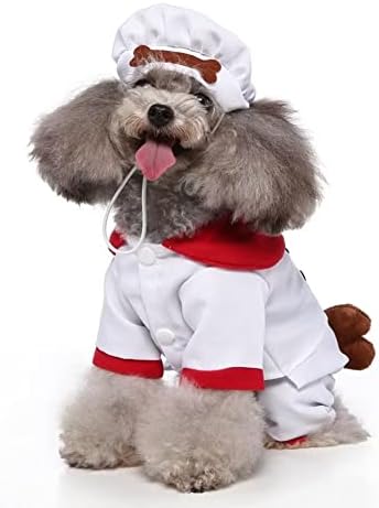 Costume de cosplay de enfermeira fofa para cães pequenos gatos gatos novatos camisa de cachorro roupas roupas com chapéu m