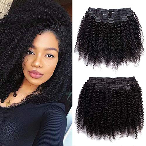 Extensões de cabelo cachejas e cacheadas vtaozi em cabelos humanos para mulheres negras 8a brasileiro 4b 4c afro