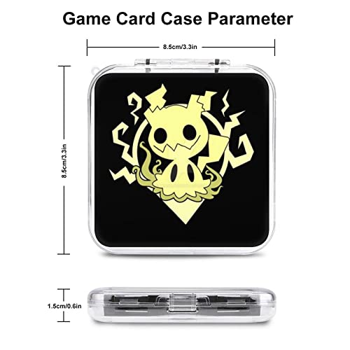Mimicyu Game Card Case para Nintendo Switch, suporte de cartucho protetor à prova de choque, transportando caixa