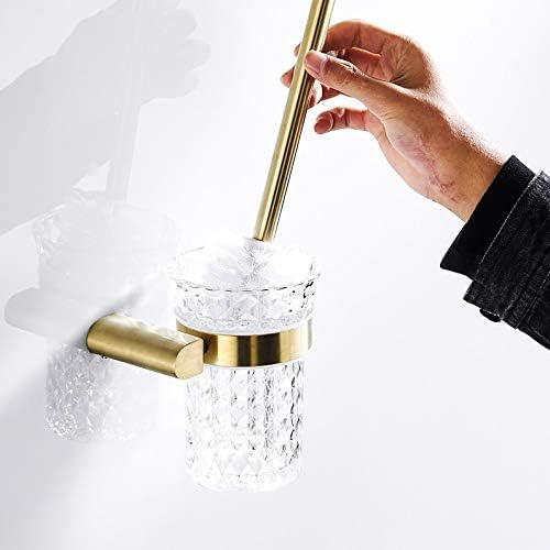 Conjunto de banheiro cdyd, alça longa maçaneta nórdica Brush higiênico suporte Durável escova de vaso