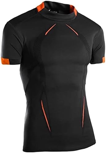 XXBR Camisas de treino para homens, umidade Wicking Quick seco seco ativo atlético Ginástica Desempenho t Camisetas