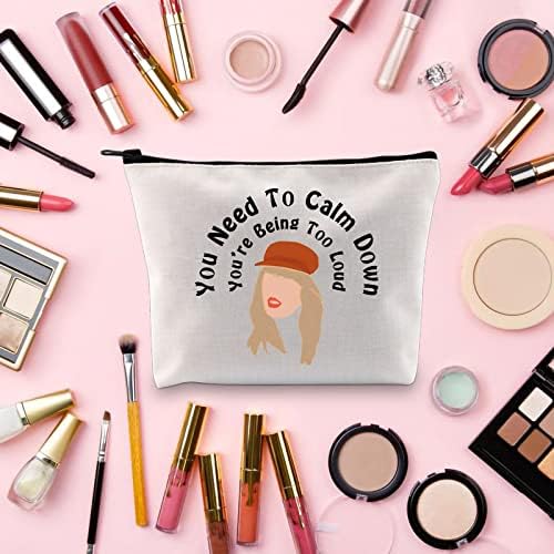 TOBGB Álbum Gift Singer Song Lyrics Inspired Makeup Bag Singer Merchandise Music Makeup Bag