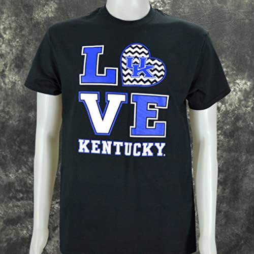 Reino Unido Kentucky Love Ky na camiseta preta