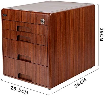 Caixa de depósito segura de cofres zzhbxg, gabinete de arquivo de mesa de segurança de madeira maciça de madeira