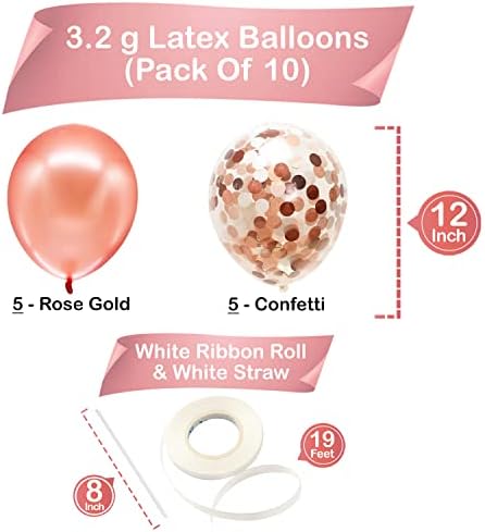 Katchon, balão de ouro rosa 1 para o primeiro aniversário - 40 polegadas | Um balão para os balões