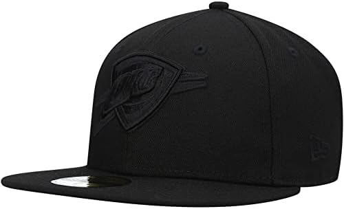 New Era Oklahoma City Thunder Tonal All Black Capt Hat Cap - Black