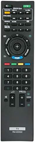 RM-ED022 Replaced Remote fit for Sony TV KDL-37EX402 KDL-32BX300 KDL-32NX500 KDL-40NX500 KDL-32BX400