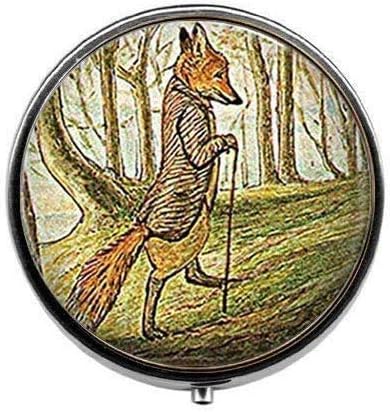 GOX JOWELRY FOX ART GEST - ART PHOOT PILL Caixa - Caixa de pílula de charme - Caixa de doces de vidro