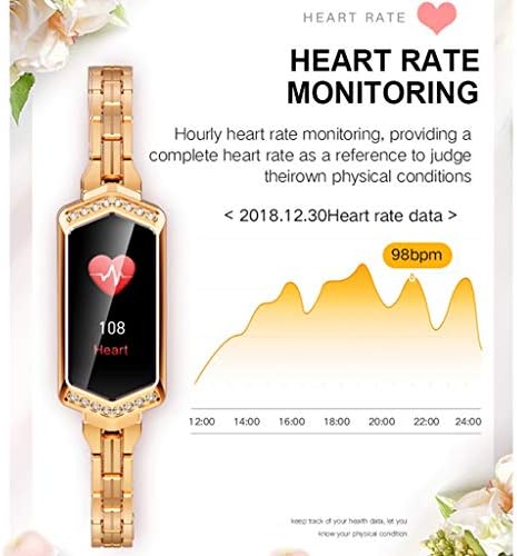 Rastreador de fitness smart smart sdfgh, relógio inteligente com pressão cardíaca de pressão arterial