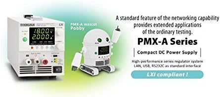 Kikusui PMX18-5A Ajuste linear de alimentação linear ajustável 18V, 5A com LAN/USB/RS232C