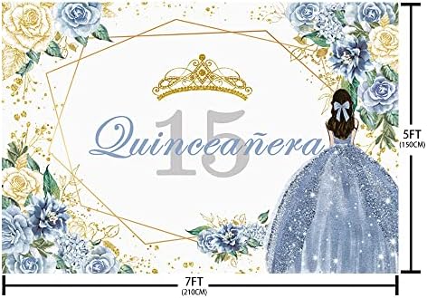Sendy Sendy 7x5ft quinceanera 15th Birthday Birthday for Sweet Girl Mis Quince Anos 15th Birthday Party Decorações