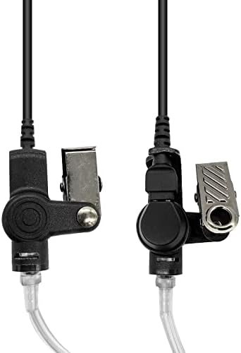 Fone de ouvido de tubo acústico Vox Ptt Mic para Motorola CP200 CP200D CLS1410 CLS1110 CLS1413 CLS1450