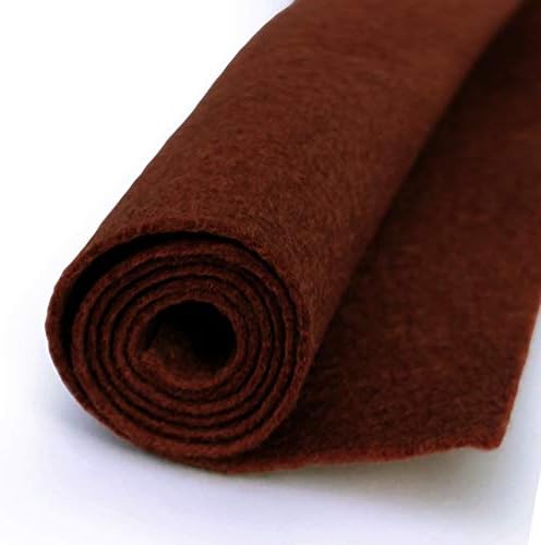 Sunset Tahitian Brown - lã de lã Felive grande lençol - 20% de lã - 36 em x 36 em folha