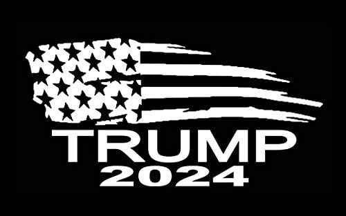 Innovações herdadas Trump Flag 2024 lli | Adesivo de vinil decalque | Carros de caminhões Vans Laptop Walls |