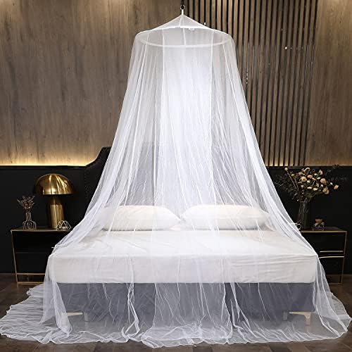 Mengersi Bed Canopy Mosquito Rede para cama, Rede de mosquitos de canopé cortinas de canopy para camas de