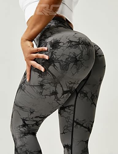 Qoq Womens High Wistide Workless Leggings Leggings Buttlet Gym Yoga Pants Booty Scrunch Vital Tummy