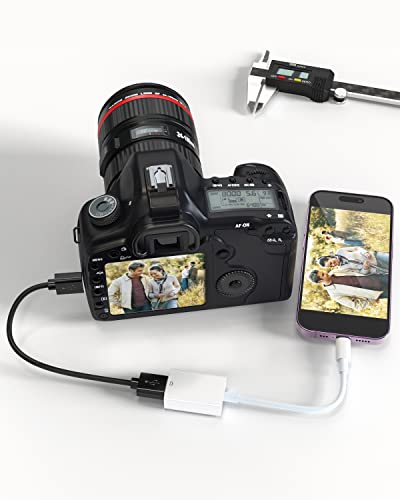 [Apple MFI Certified] Lightning to USB Camera Adapt Support Hubs, adaptador Ethernet, teclado