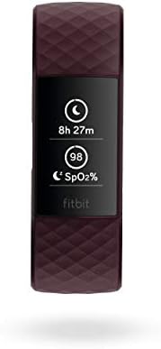 Fitbit Charge 4 Rastreador de fitness e atividades com GPS embutido, freqüência cardíaca, rastreamento