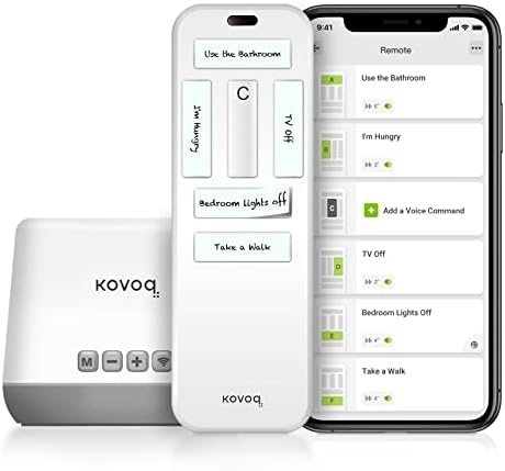 Kit Kovoq Smart Home Remote Stater Kit para quarto/berçário, Pager de cuidador inteligente, Termostato