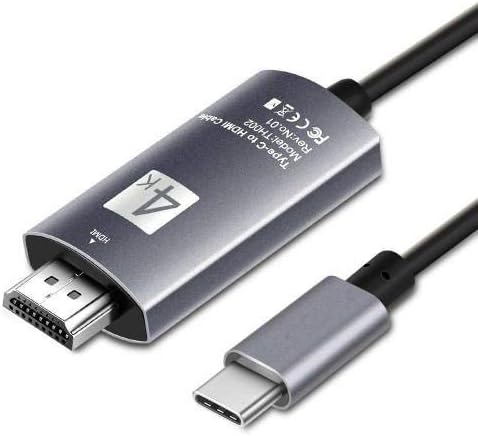 Cabo de ondas de caixa compatível com JBL Quantum 600 - SmartDisplay Cable - USB tipo C para HDMI, Cabo USB C/HDMI