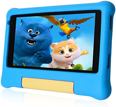 Display HD de 7 polegadas de Freeski Kids, comprimido Android 10 para crianças, 2 GB de RAM 32 GB, Processador