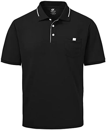 Camisa de pólo masculina PDBOKEW Polo de golfe de manga curta para homens