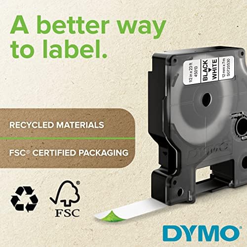 Dymo Label Maker | LabelManager 280 Recarregável fabricante de etiquetas portáteis, fita de poliéster