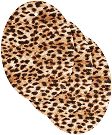 Alaza Leopard Cheetah Imprimir esponjas naturais Esponja de cozinha de cozinha Esponja de celulose para pratos