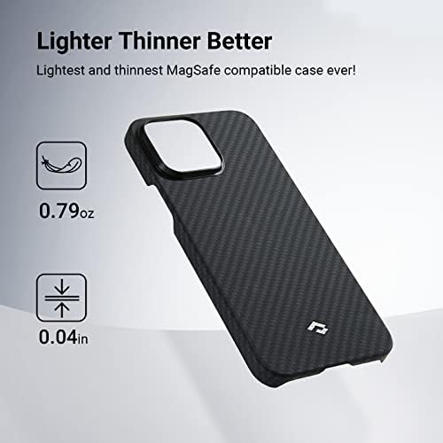 Pitaka Magsafe Caso para iPhone 14 Pro máximo de 6,7 polegadas e Magsafe Mount Charger Magnetic