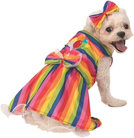 Vestido de festa arco-íris de Rubie para animais de estimação, x-largo