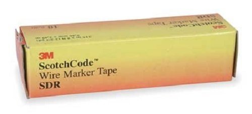 3m ScotchCode Wire Marker Tape Roll, SDR-0-9, 10 rolos numerando 0 a 9