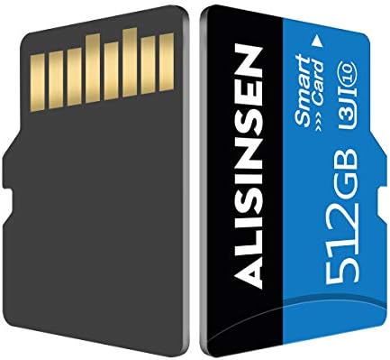 512 GB Micro SD Card com cartão de cartão SD Classe 10 Cartão de memória 512 GB para cartão TF da classe 10