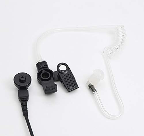 Walkie talkie foneent with mic 2 pinos encobertos de tubo acústico de ar compatível com Motorola walkie talkie
