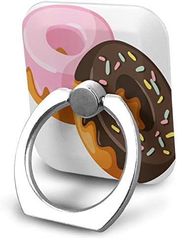 Ring Porta Donuts Ring Pink Phone Phone Solder Ajuste Ajuste 360 ​​° Ringue dedo Stand para iPad, Kindle,