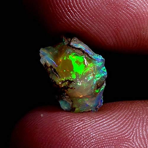 5,35cts Natural Etiópia Welo Opal Rough Stone, Cristal Raw, Birthstone de outubro, Jóias Fazendo Pedra