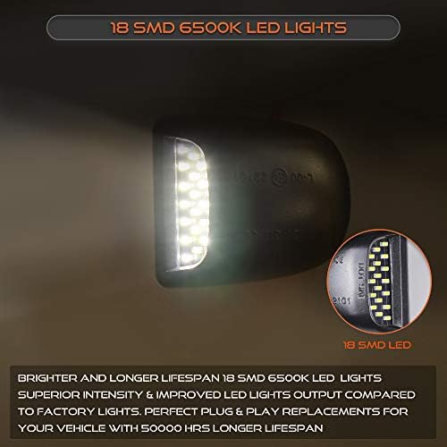 VZ4x4 LED Placa LED Lâmpada Lâmpada Compatível com Chevrolet Silverado 1500 2500 3500 Suburbano Tahoe