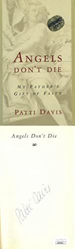 Patti Davis assinou 1995 Anjos não morrem livro de capa dura- AC92214 - JSA Certified - Livros políticos