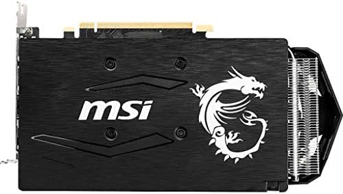 MSI NVIDIA GEFORCE GTX 1660TI Armadura 6G Card de gráficos OC 6 GB GDDR6, 1860 MHz, 3x DisplayPort, HDMI,