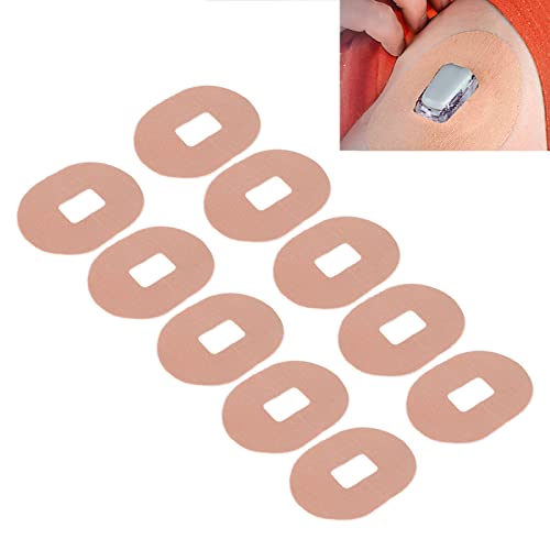 10pcs adesivo patch cgm Sensor Pad à prova d'água portátil algodão macio respirável Tampas de adesivo flexível acessório para sensor
