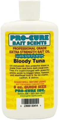 Óleo de isca de atum sangrento pró-Cure, 8 onças