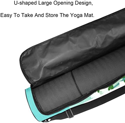 Laiyuhua Yoga Mat Bag, bolsa de ginástica de ioga com zíperas duplas para mulheres e homens -