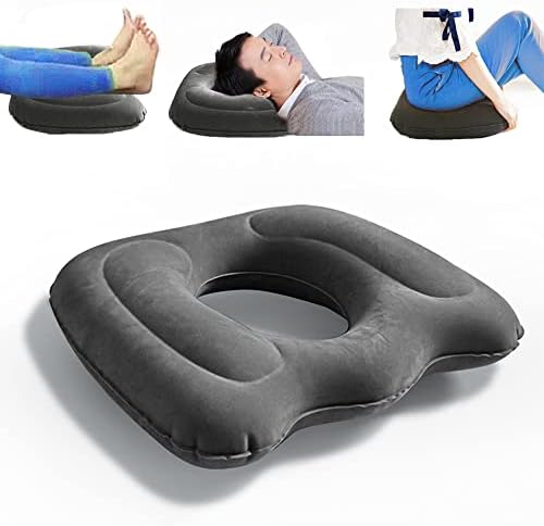 Almofada inflável de assento, travesseiros de elevação para a cadeira de rodas de escritório de carro em casa,