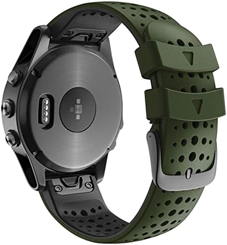 Daikmz colorido Quickfit Watch Band Strap for Garmin Fenix ​​7 7x 5 5x 3 3 hr 945 Fenix ​​6 6x Relógio Silicone