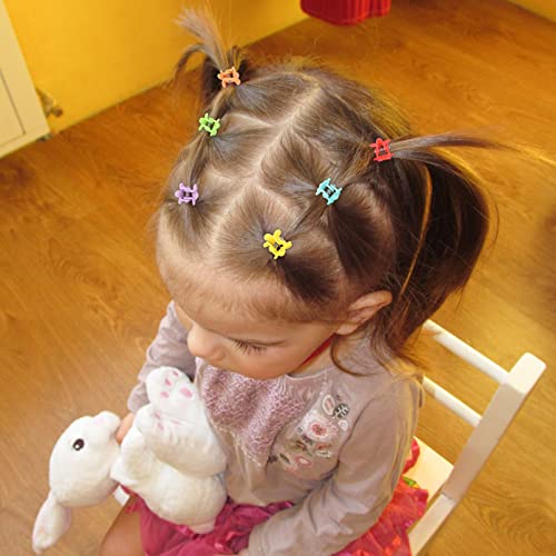 128pcs meninas meninas pequenas barretshair clipes de garra de flor Acessórios de cabelo de flor Barrattes