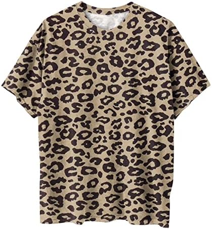 Tops de verão de moda feminina 2023 Blusa do pescoço redondo causal Blusa curta T-shirt Tops de verão