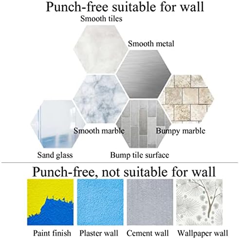 Prateleiras de banheiro fvrtft auto adesivo para o chuveiro de parede de parede de caddy sem perfuração de latão/mármore de ferrugem para banheiro banheiro, ouro